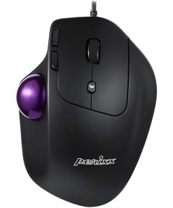 perixx perimice 520 programmeerbare ergonomische trackball muis met verstelbare hoek (bedraad)